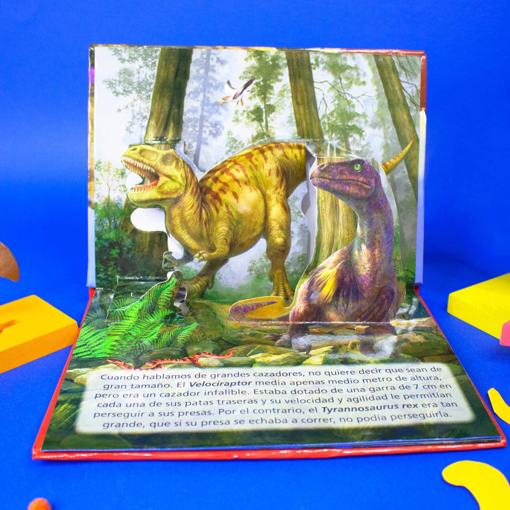 DINOSAURIOS GRANDES CAZADORES (POP UP 3D)
