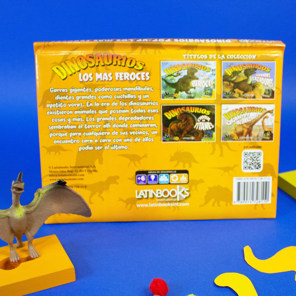 DINOSAURIOS LOS MAS FEROCES (POP UP 3D)