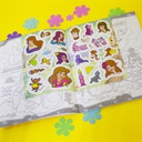 PRINCESAS ROJO LIBRO DE STICKERS