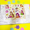 PRINCESAS AMARILLO LIBRO DE STICKERS