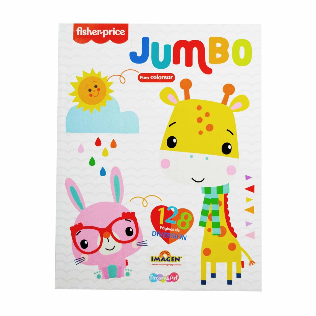 JUMBO PARA COLOREAR 128 PAGS.