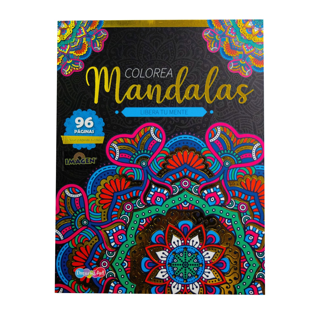 LIBROS PARA COLOREAR MANDALAS 96 PAGS.