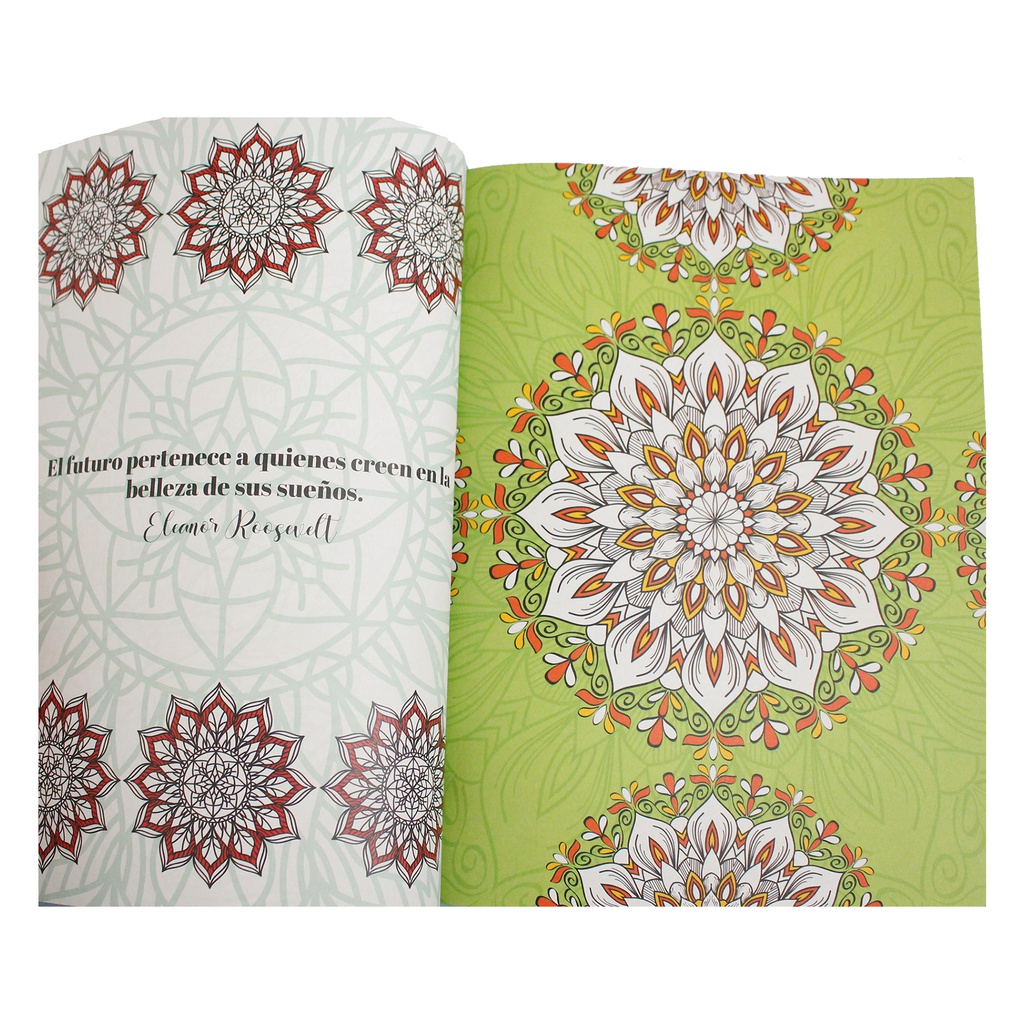 LIBROS PARA COLOREAR MANDALAS 96 PAGS.