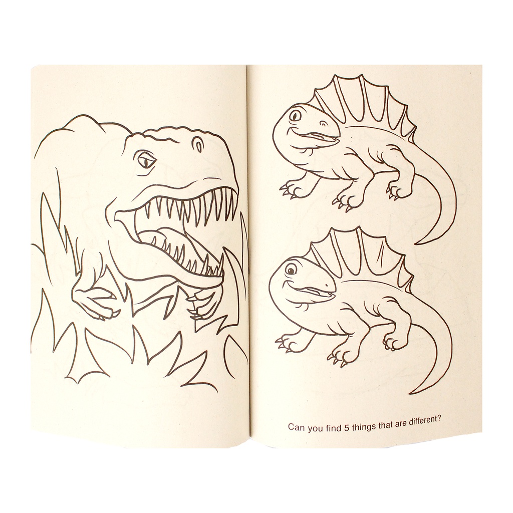 LIBROS PARA COLOREAR DINOS 128 PAGS.