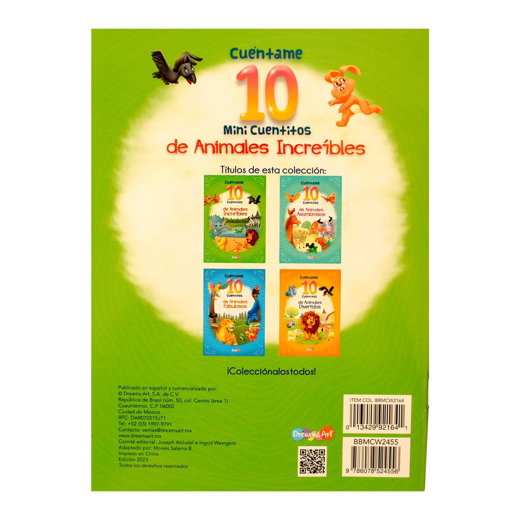 ANIMALES INCREIBLES CUENTAME 10 CUENTITOS