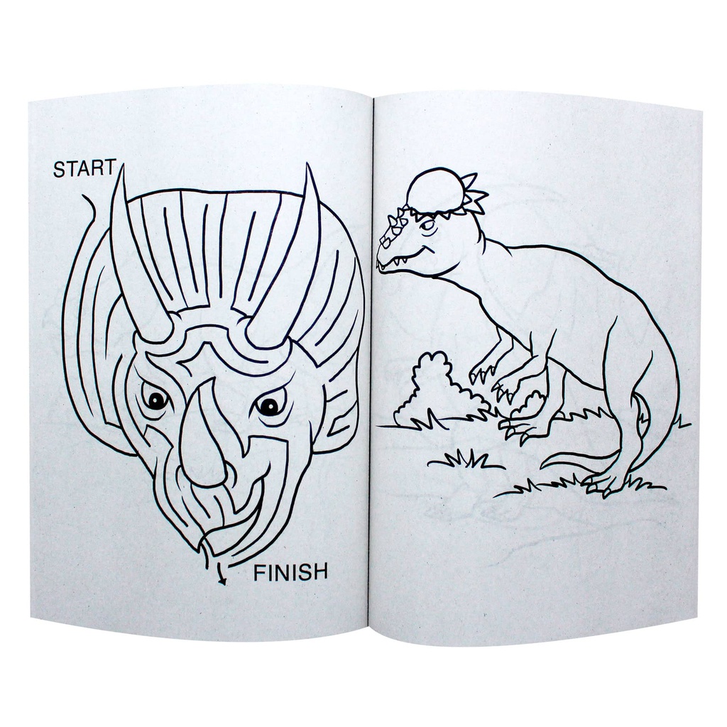 LIBROS PARA COLOREAR DINOS 128 PAGS.