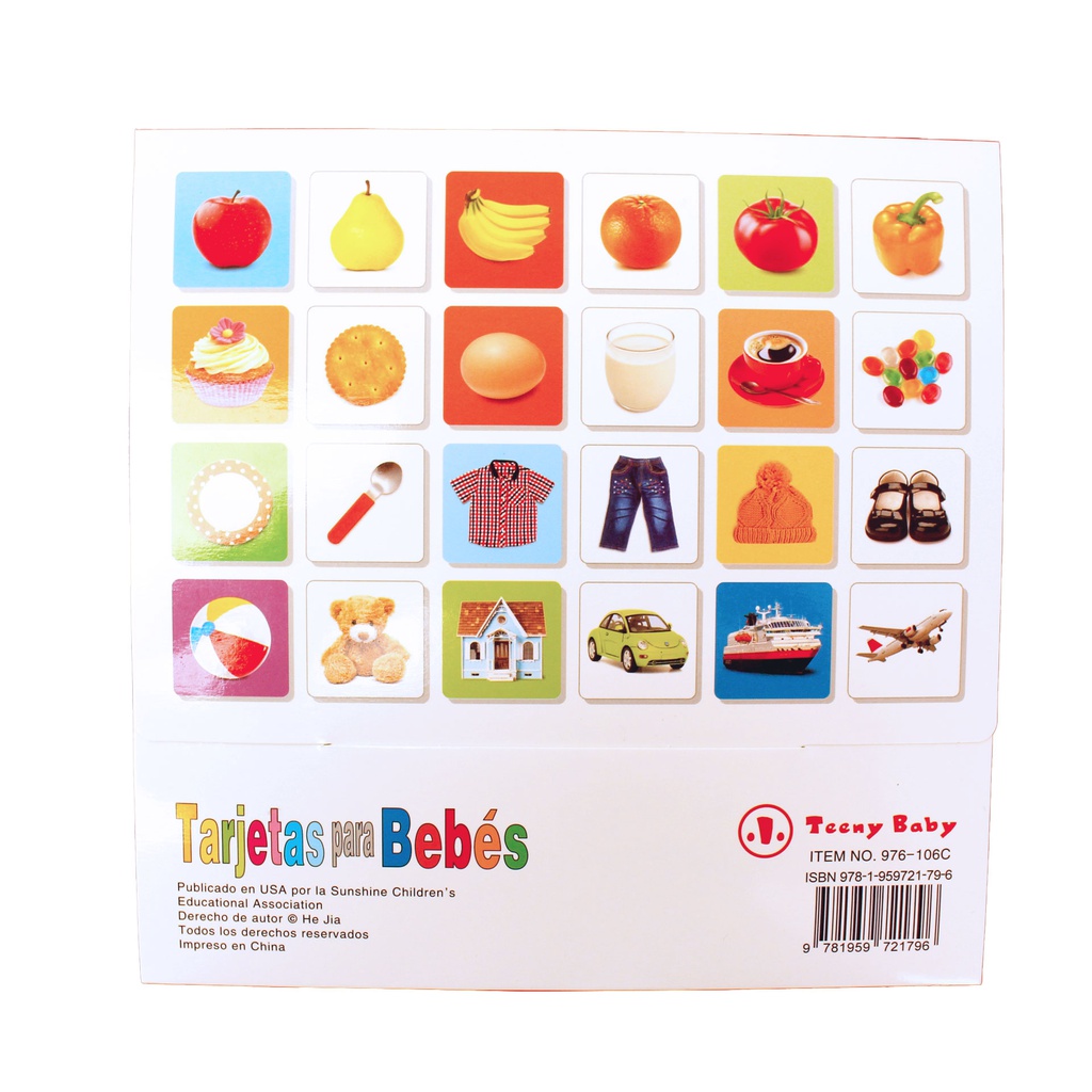 TARJETAS PARA BEBES ESTIM. VISUAL