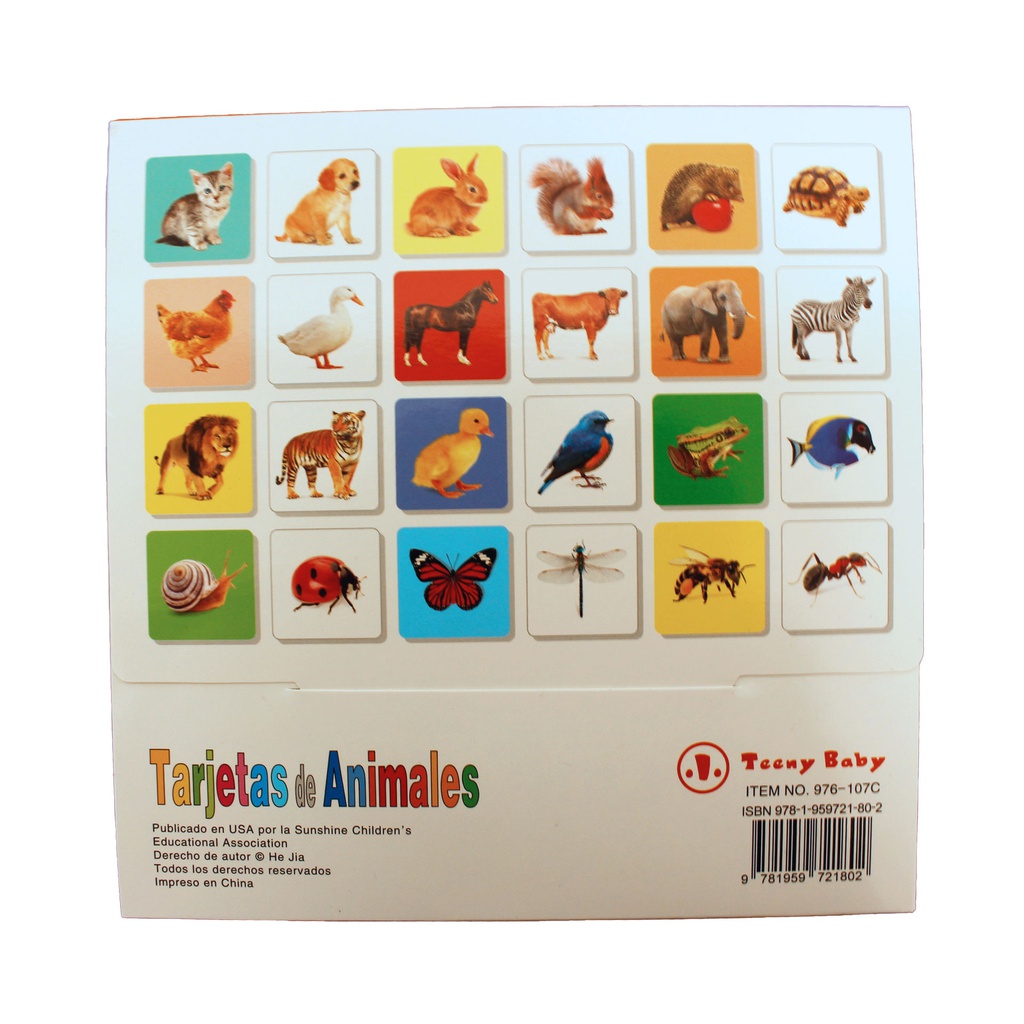 TARJETAS ANIMALES ESTIM. VISUAL