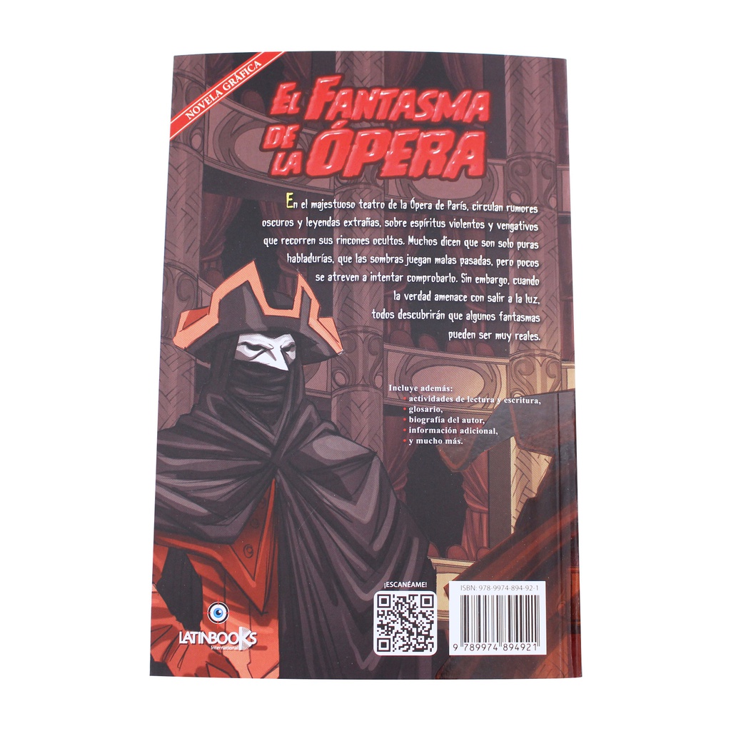 EL FANTASMA DE LA OPERA NOVELA GRAFICA