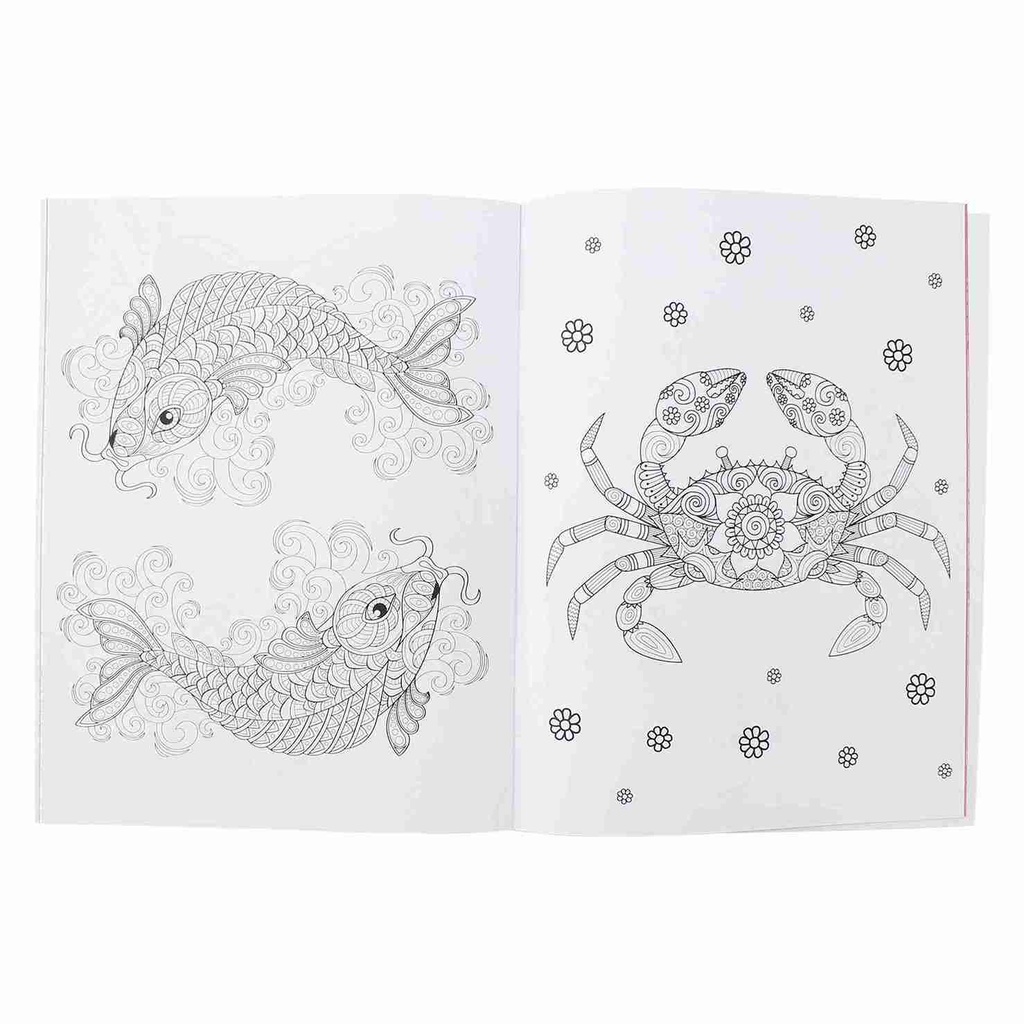 MANDALAS ANIMALES LIBRO COLOREO 32 PAG.