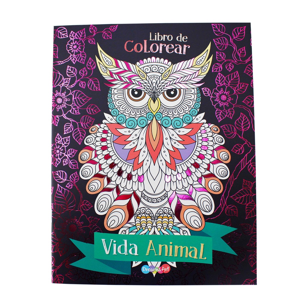MANDALAS ANIMALES LIBRO COLOREO 32 PAG.