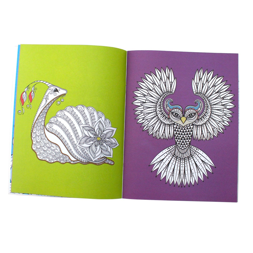 MANDALAS ANIMALES LIBRO COLOREO 32 PAG.