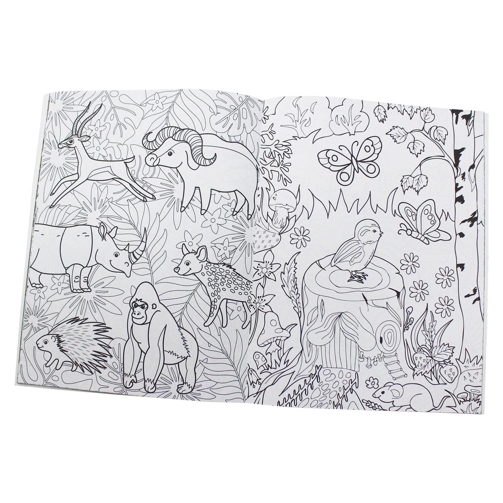 MANDALAS ANIMALES LIBRO COLOREO 32 PAG.
