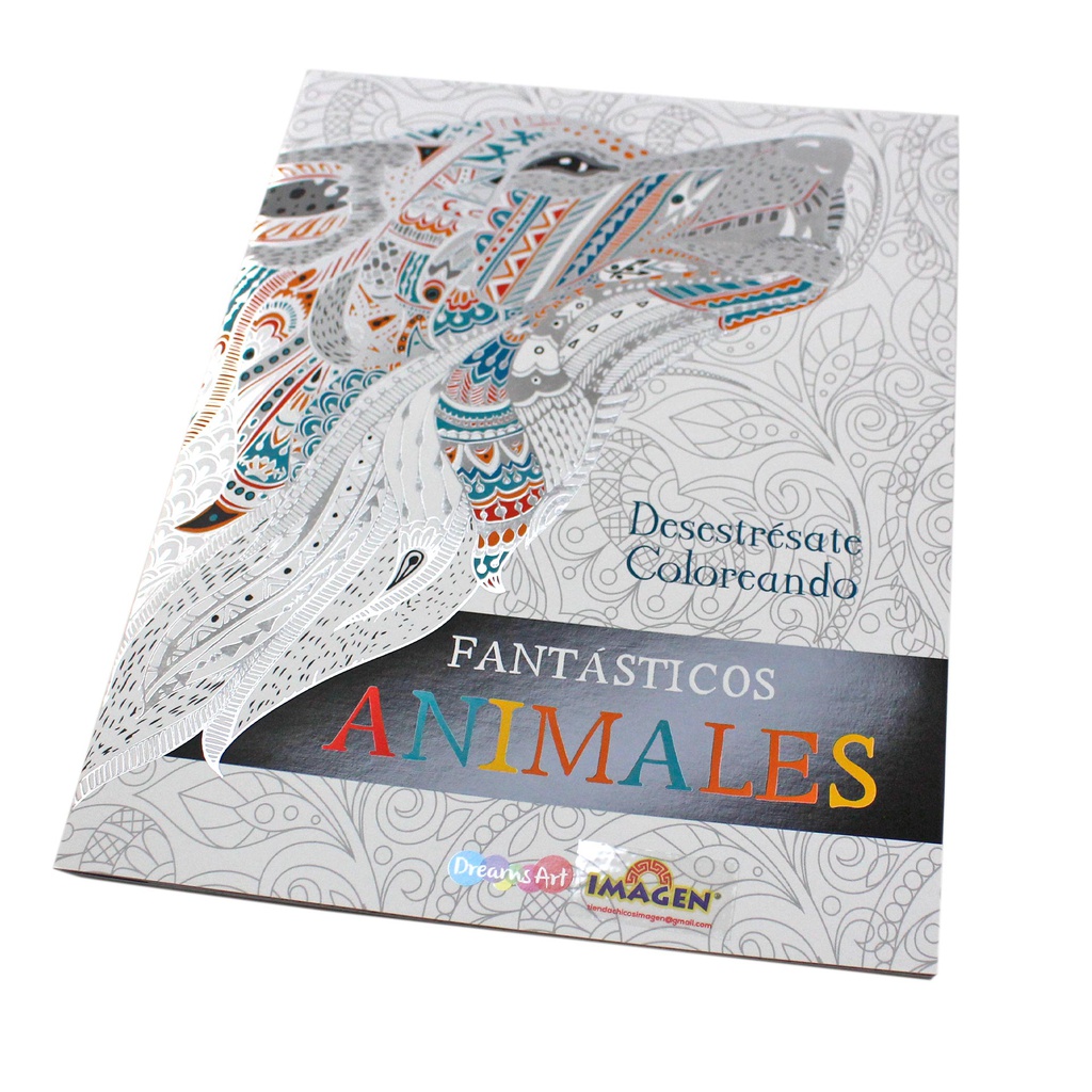 MANDALAS ANIMALES LIBRO COLOREO 32 PAG.