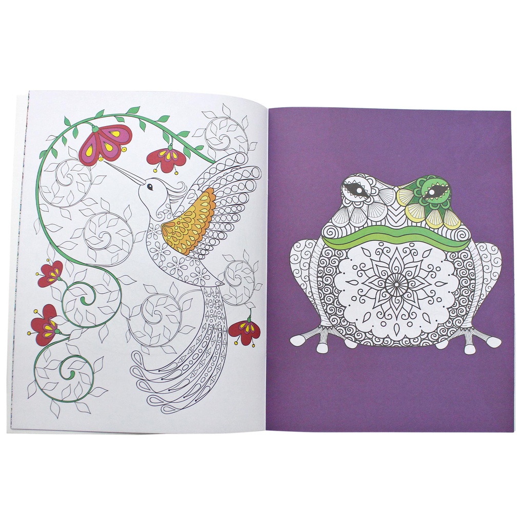 MANDALAS ANIMALES LIBRO COLOREO 32 PAG.