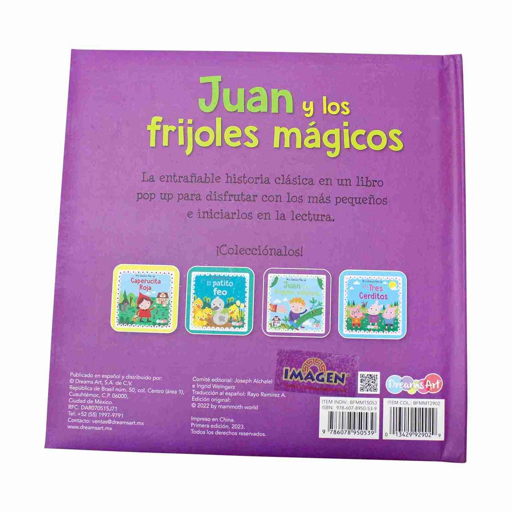 JUAN Y LOS FRIJOLES MAGICOS CLASICOS POP UP