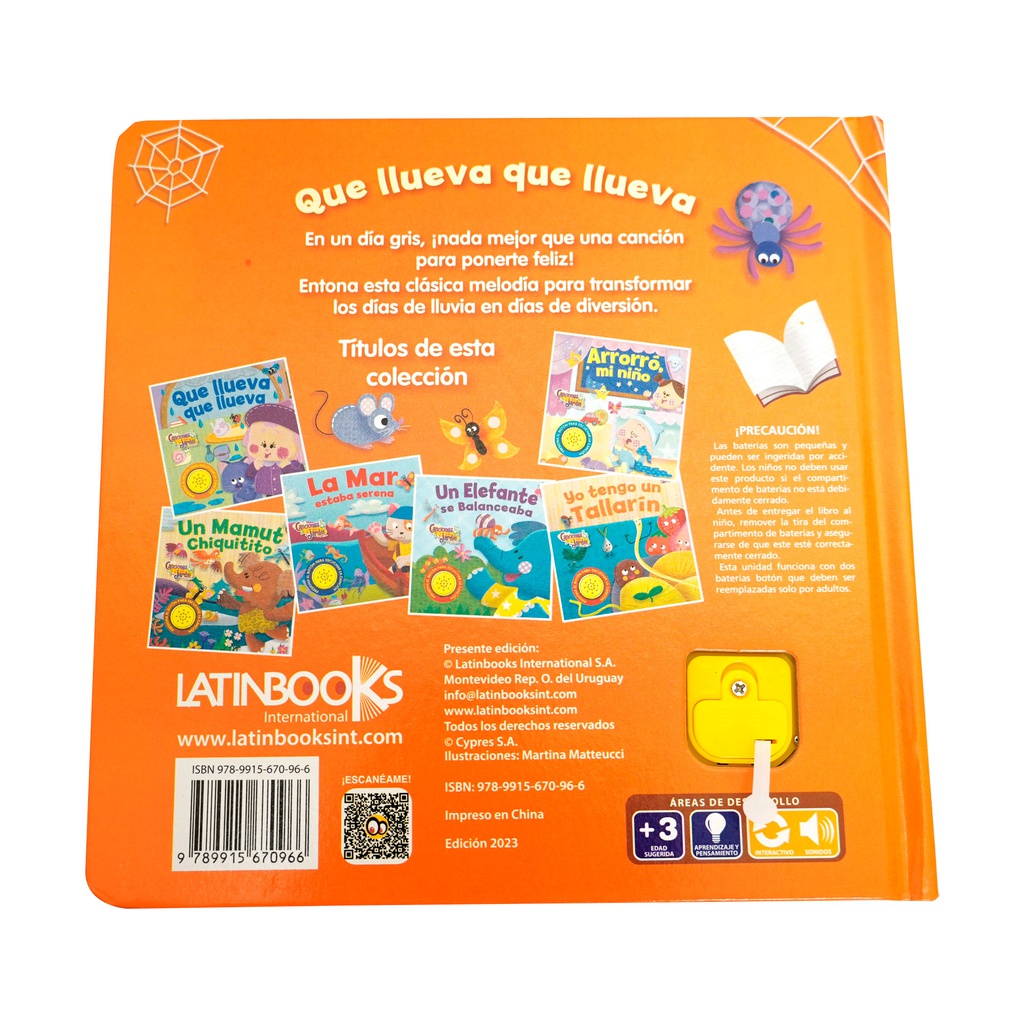 QUE LLUEVA QUE LLUEVA CANC DEL JARDIN
