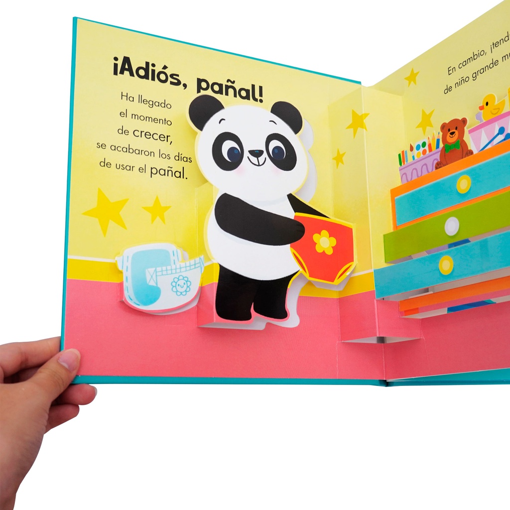 ¡ADIOS PAÑAL! POP UP CORAZON DE CARTON