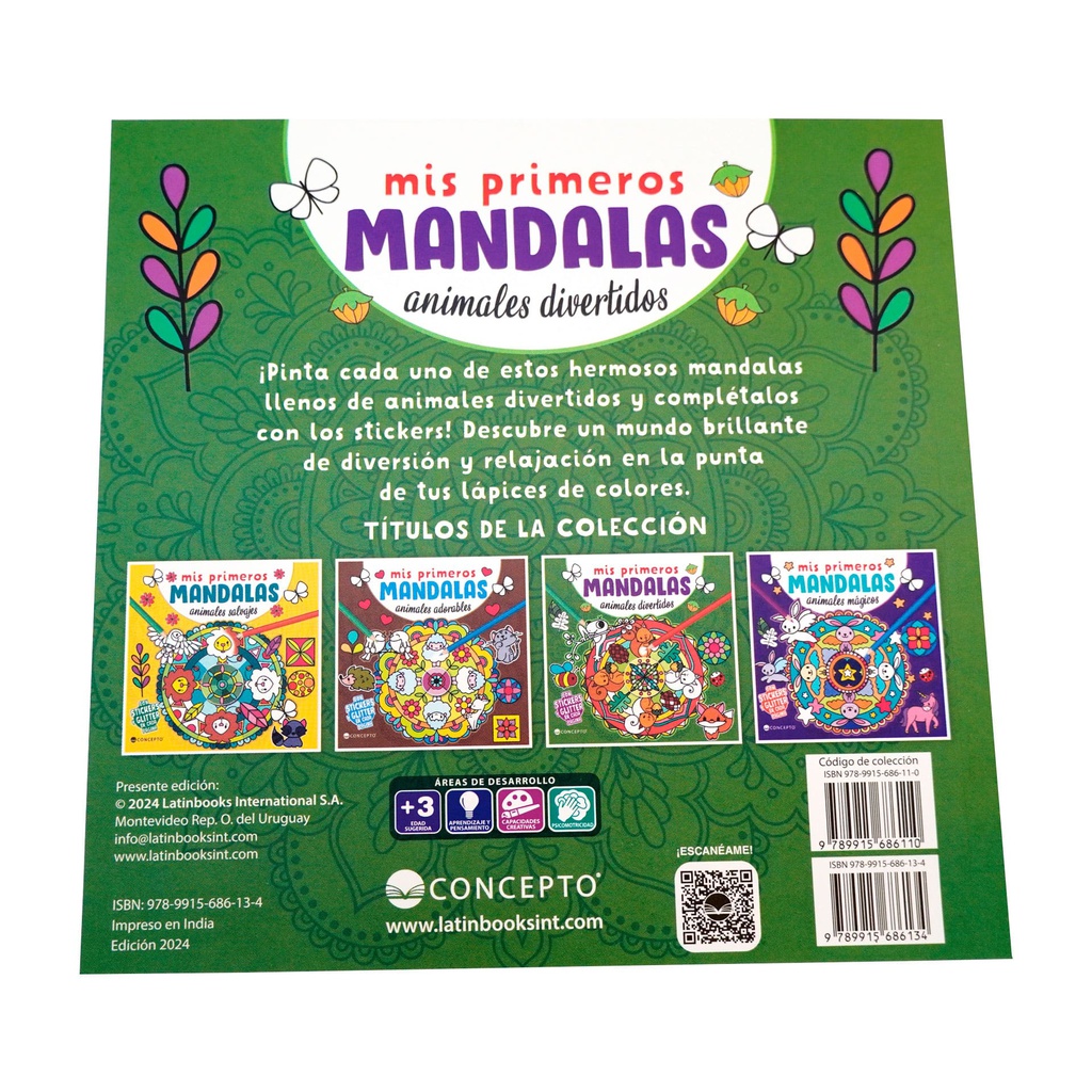 ANIMALES DIVERTIDOS -PRIMEROS MANDALAS