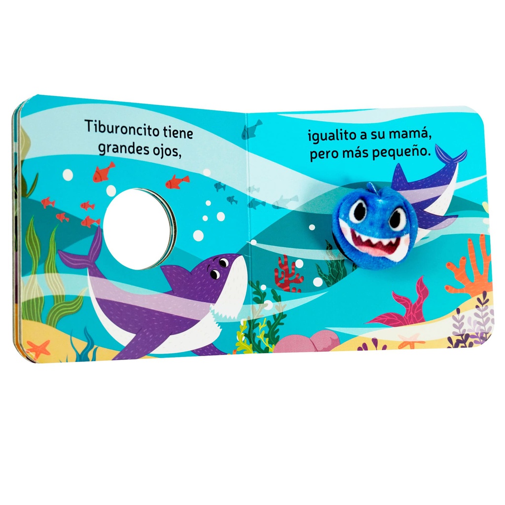 TIBURONCITO LIBRO CON MARIONETA