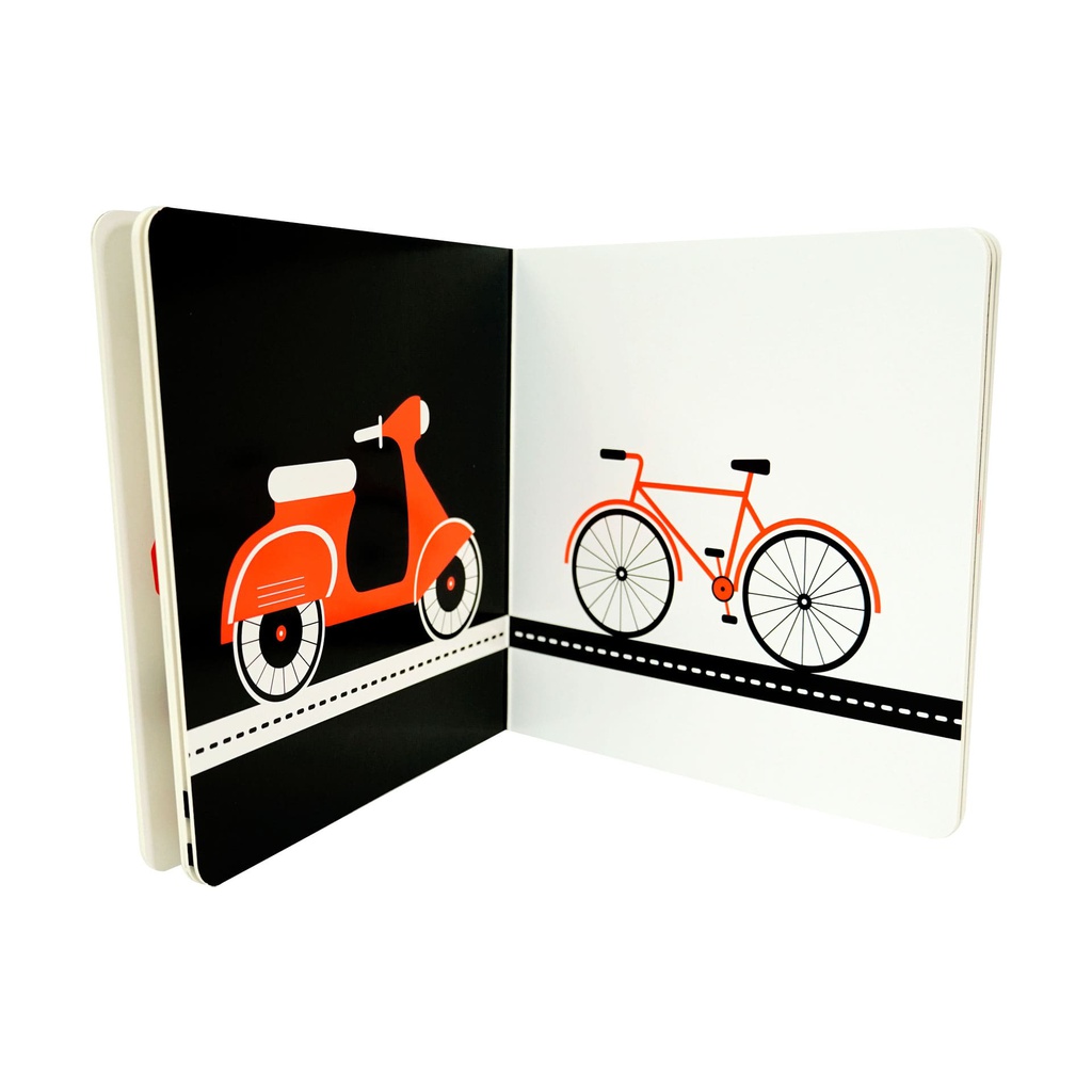 LIBRO BEBE MONTESSORI VEHICULOS