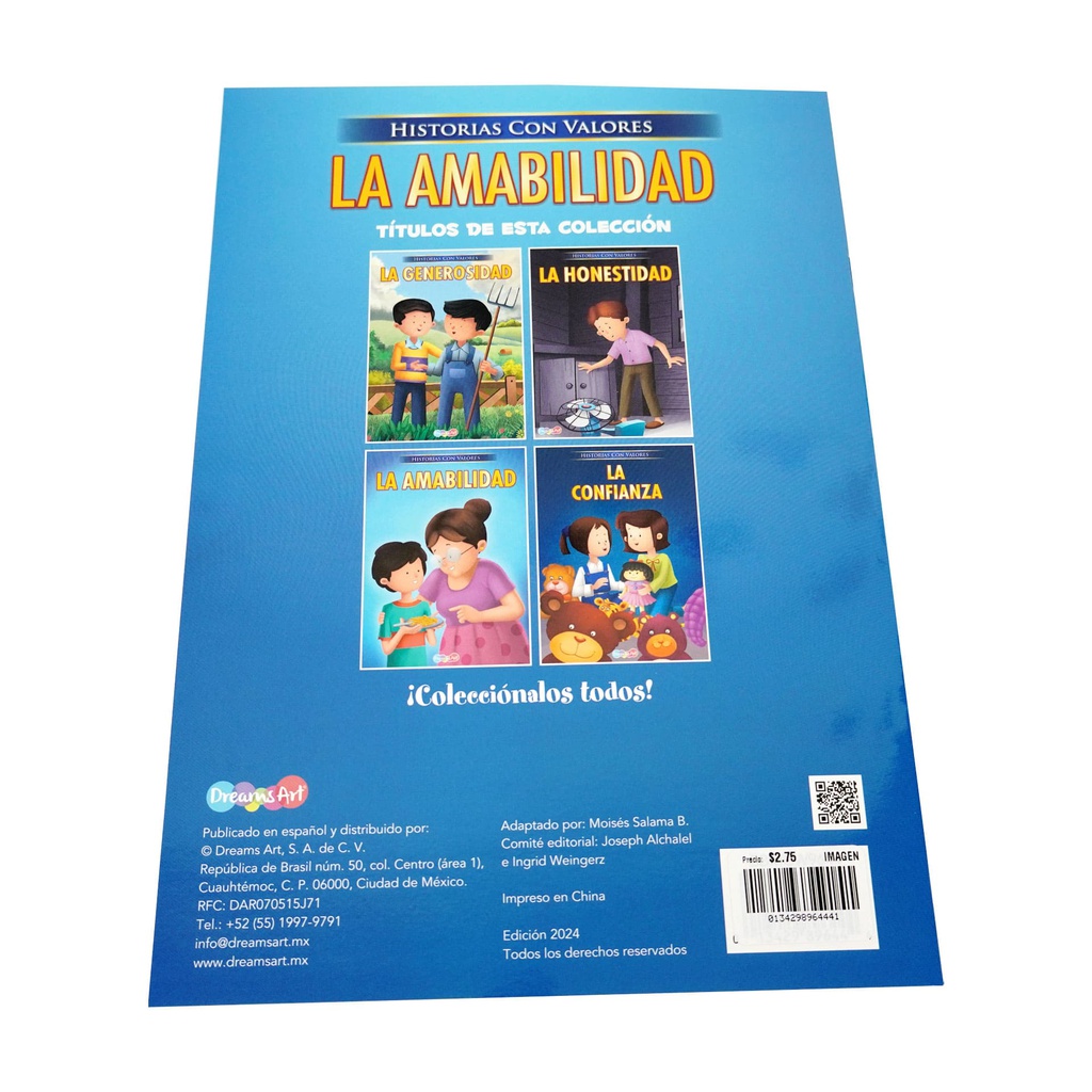 LA AMABILIDAD HIST. CON VALORES