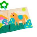 LIBROS DE TELA ANIMALES CON MORDEDERA 4 MOTIVOS