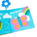 LIBROS DE TELA ANIMALES CON MORDEDERA 4 MOTIVOS