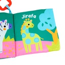 LIBROS DE TELA ANIMALES CON MORDEDERA 4 MOTIVOS