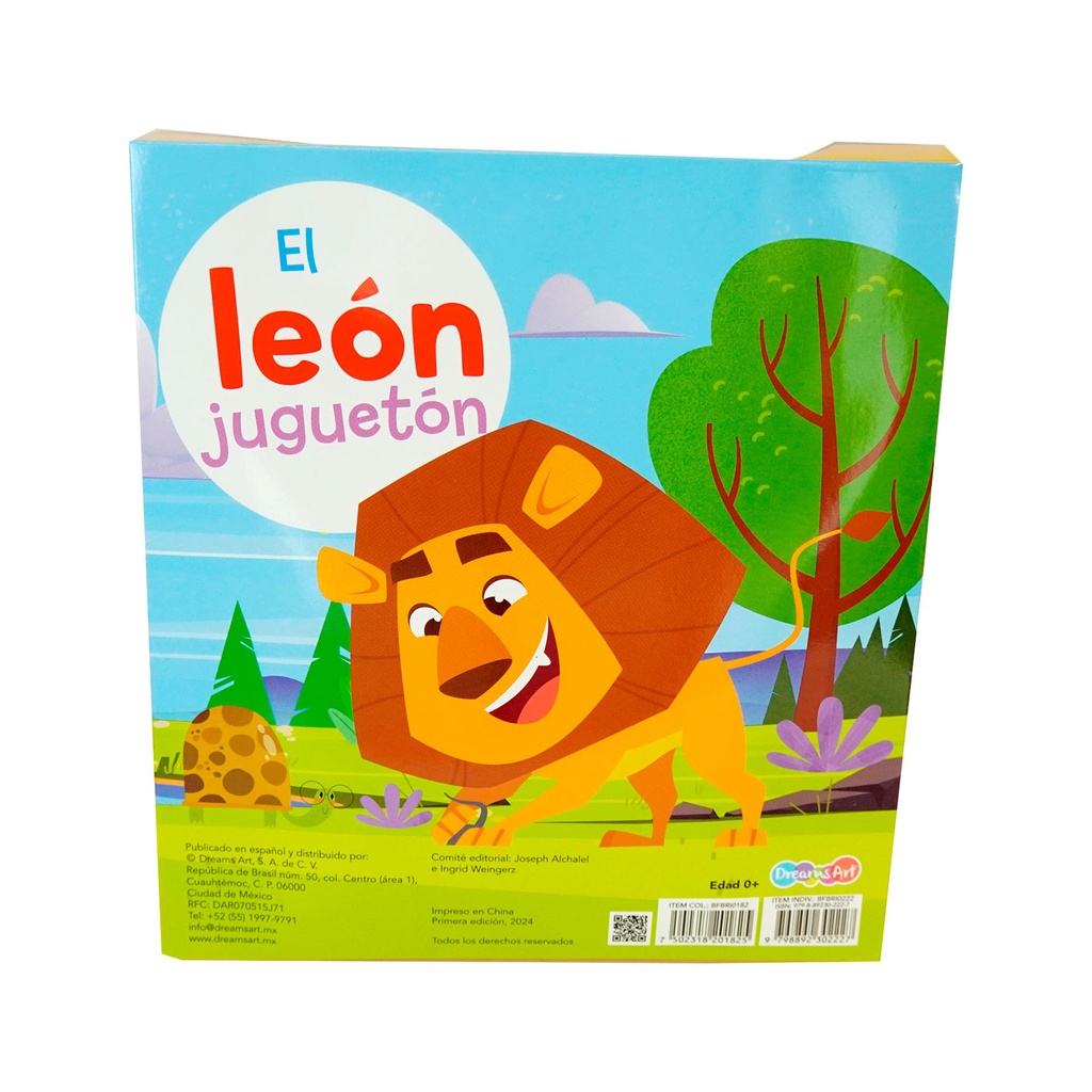 LIBRO CON MARIONETA EL LEON JUGUETON