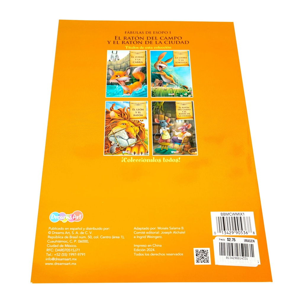 EL RATON DEL CAMPO Y EL DE CIUDAD FAB. ESOPO I