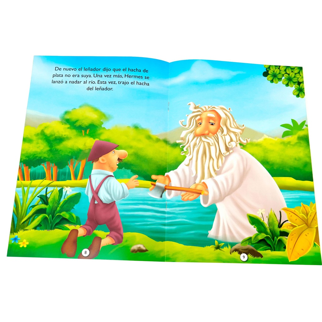HERMES Y EL LEÑADOR FAB. ESOPO II