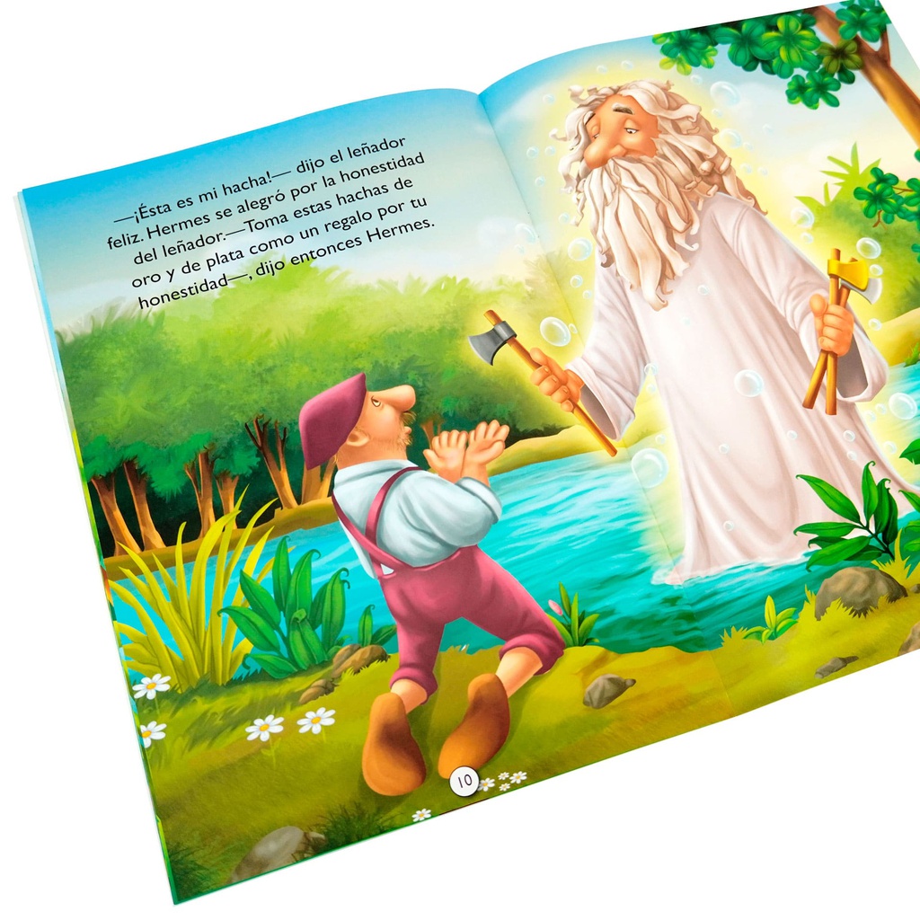 HERMES Y EL LEÑADOR FAB. ESOPO II