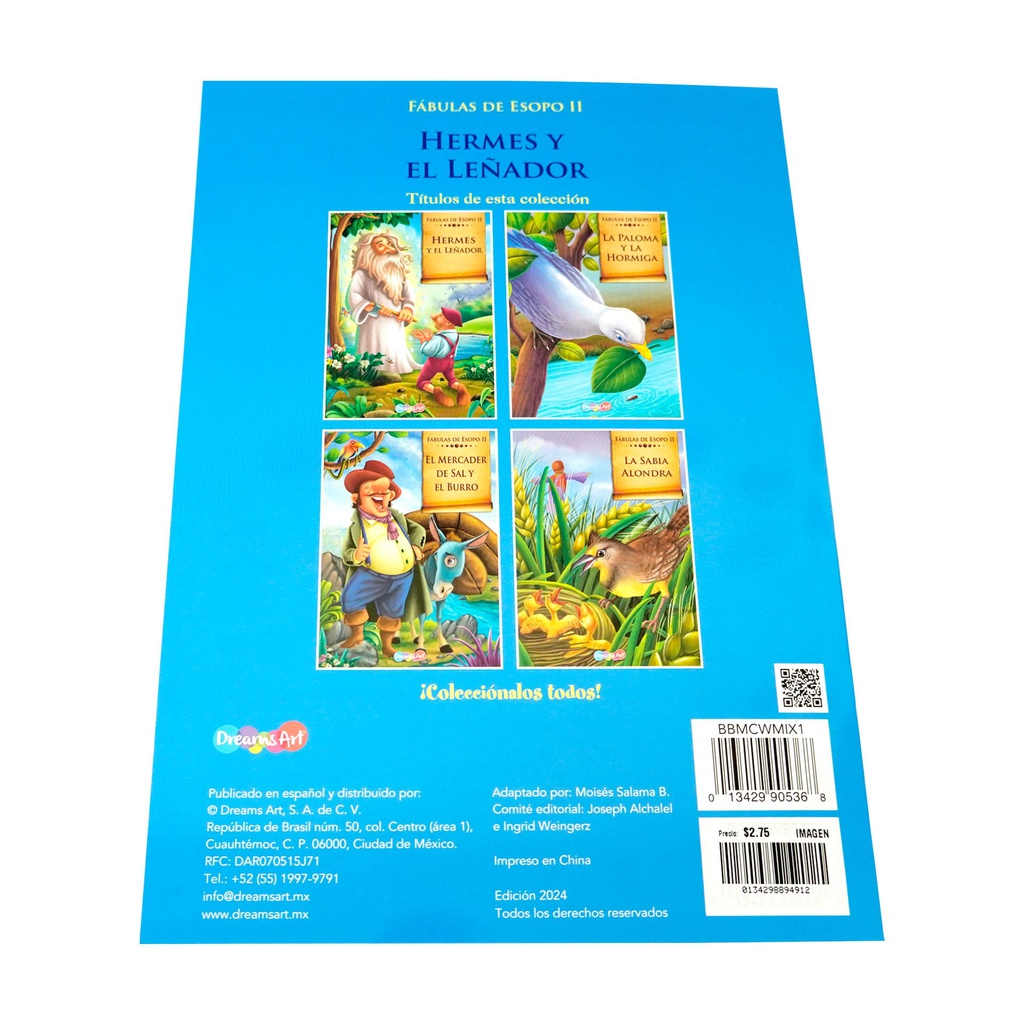 HERMES Y EL LEÑADOR FAB. ESOPO II