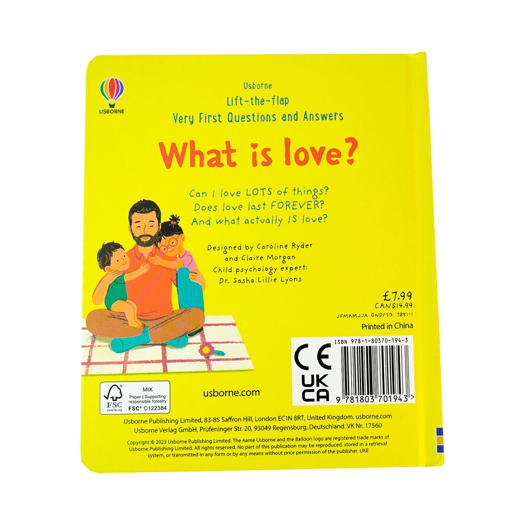 WHAT IS LOVE? LIFT THE FLAP