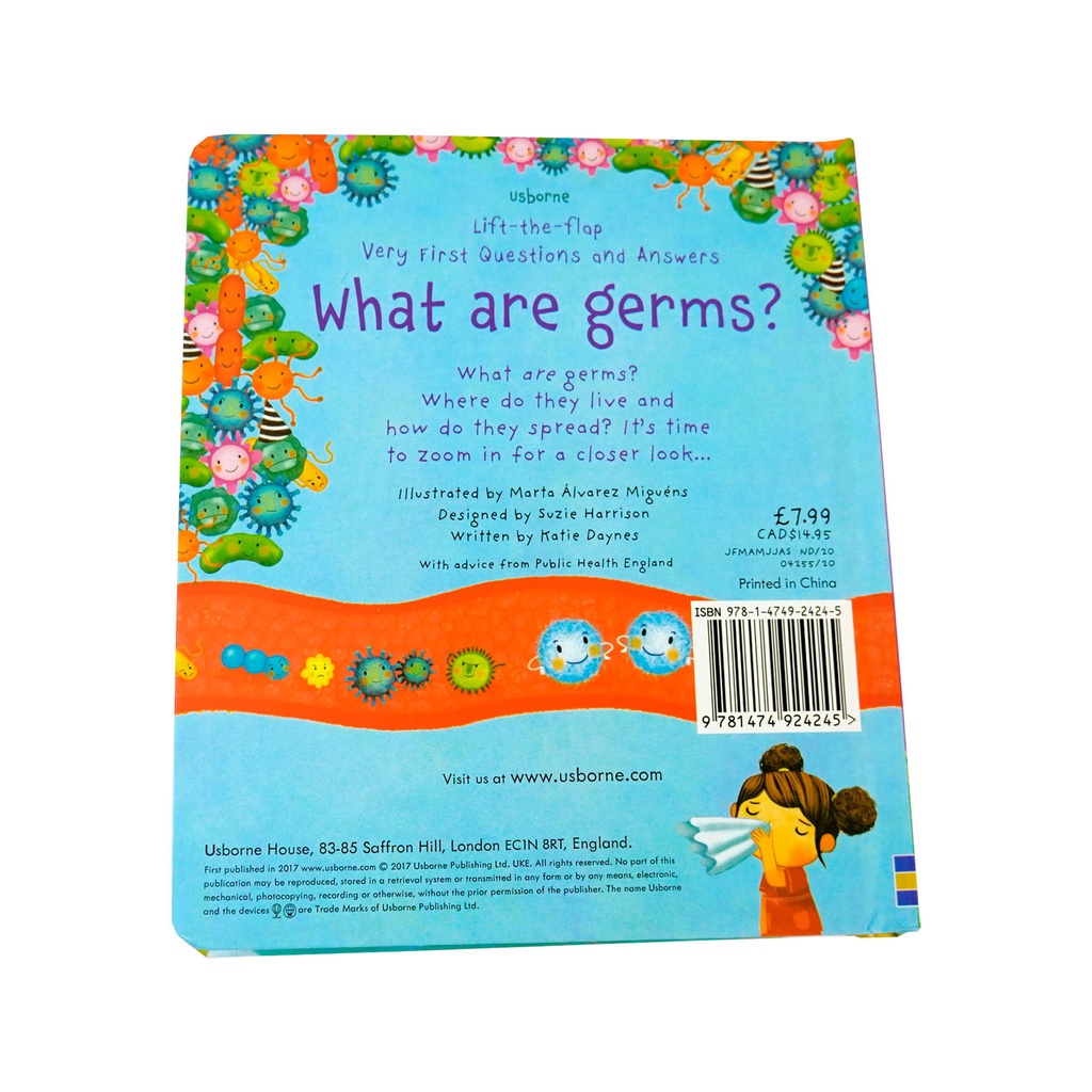 WHAT ARE GERMS? LIFT THE FLAP