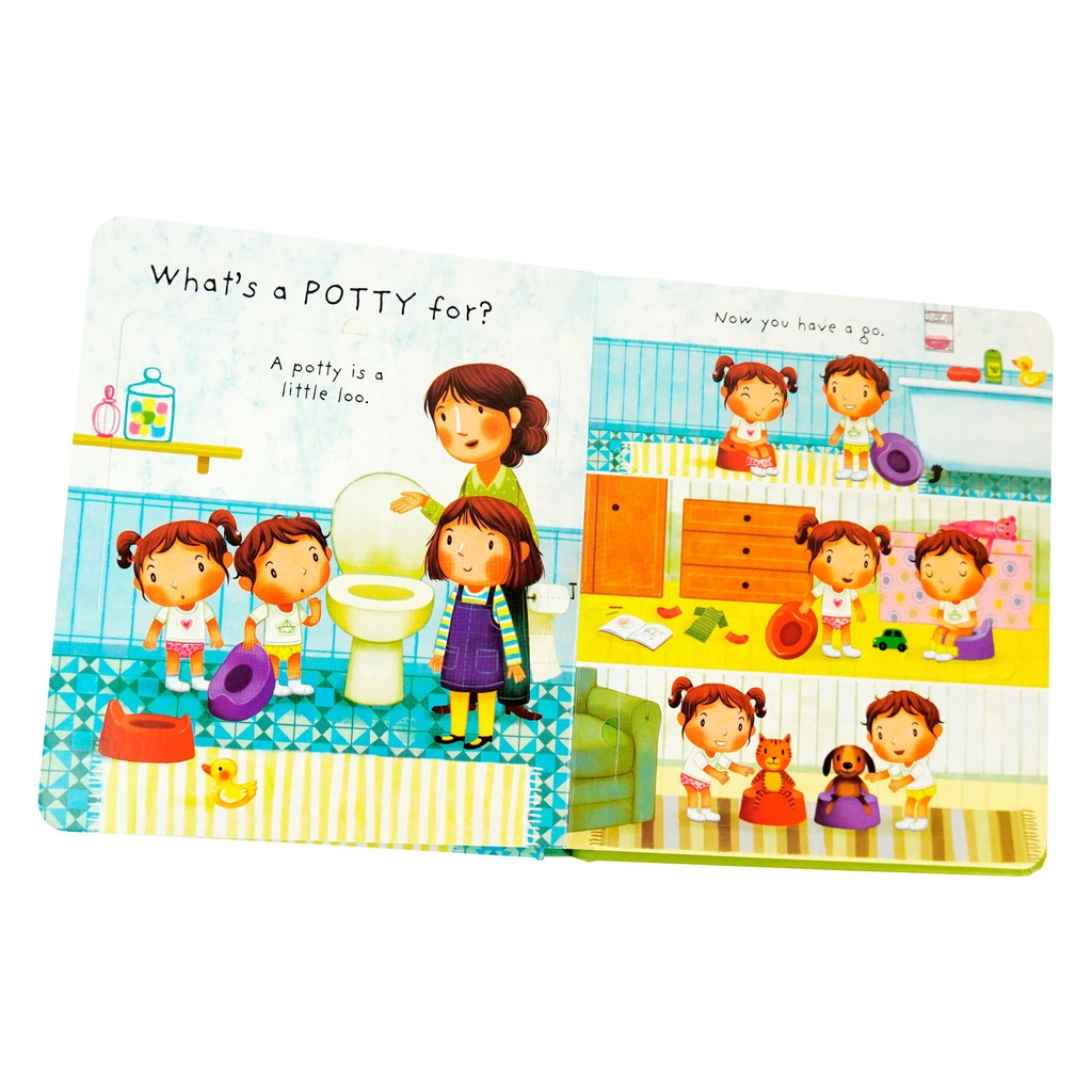 WHY DO WE NEED A POTTY? LIFT THE FLAP