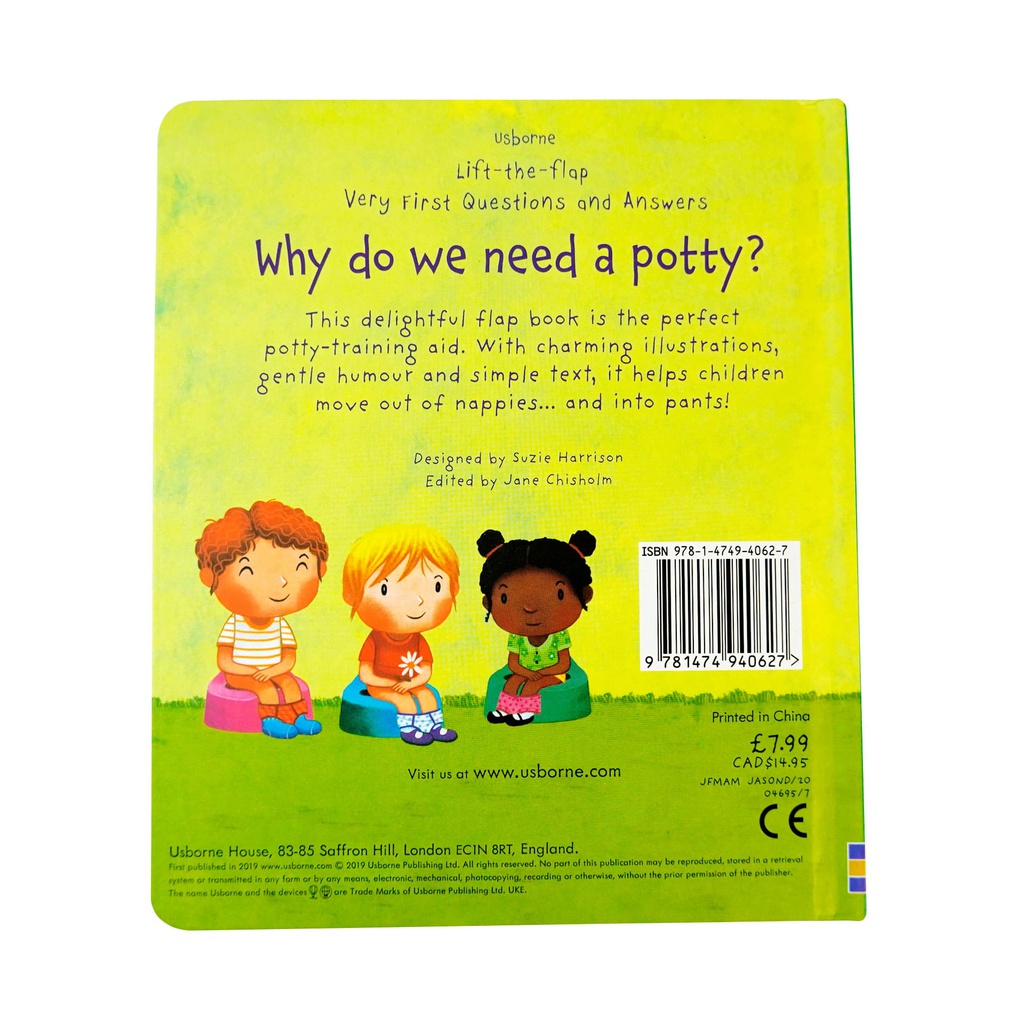 WHY DO WE NEED A POTTY? LIFT THE FLAP