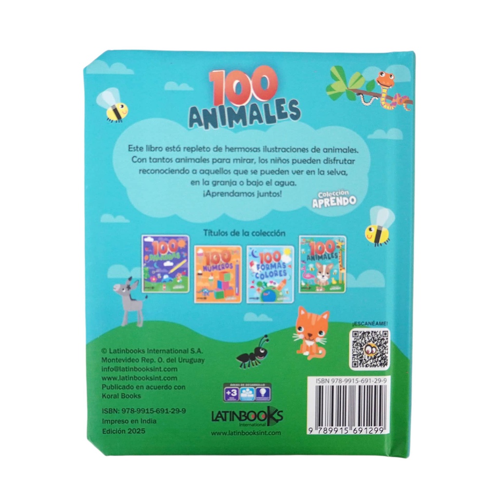 100 ANIMALES APRENDO