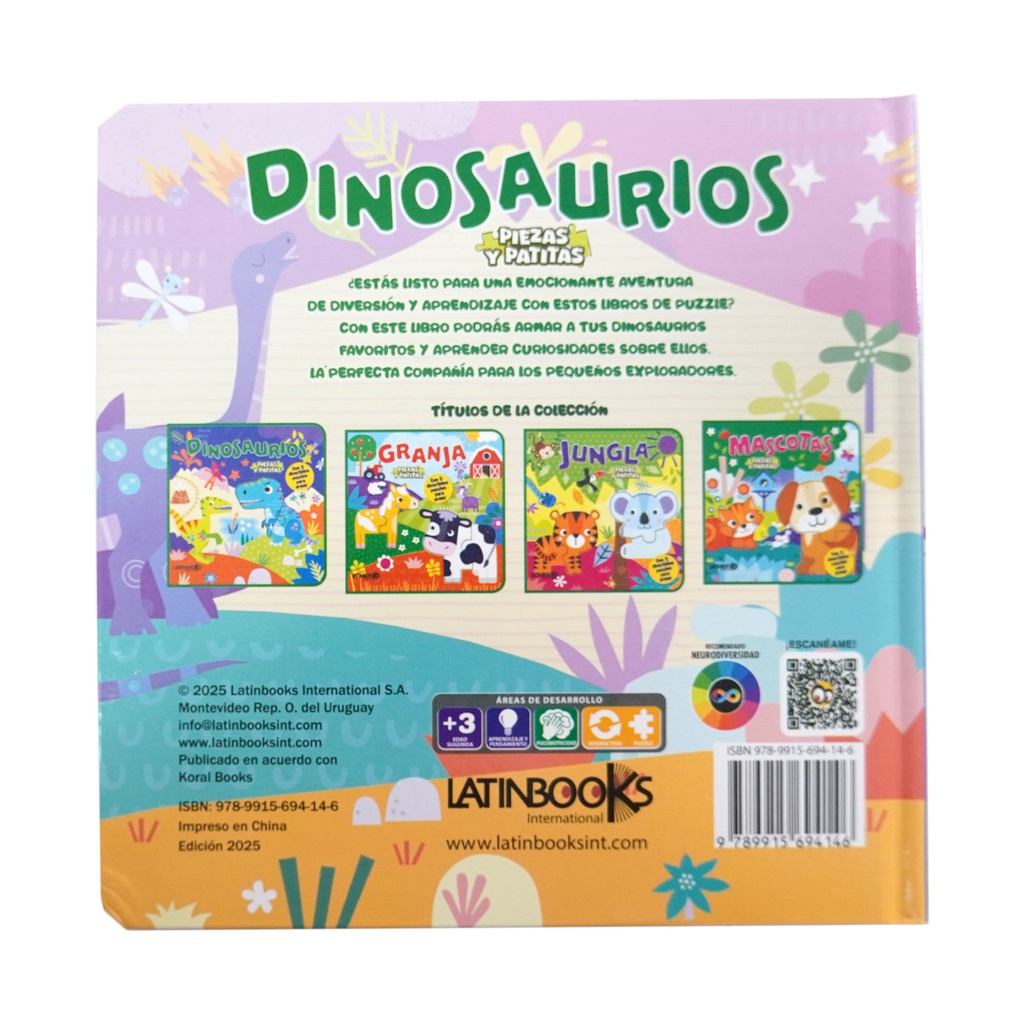 DINOSAURIOS-PIEZAS Y PATITAS