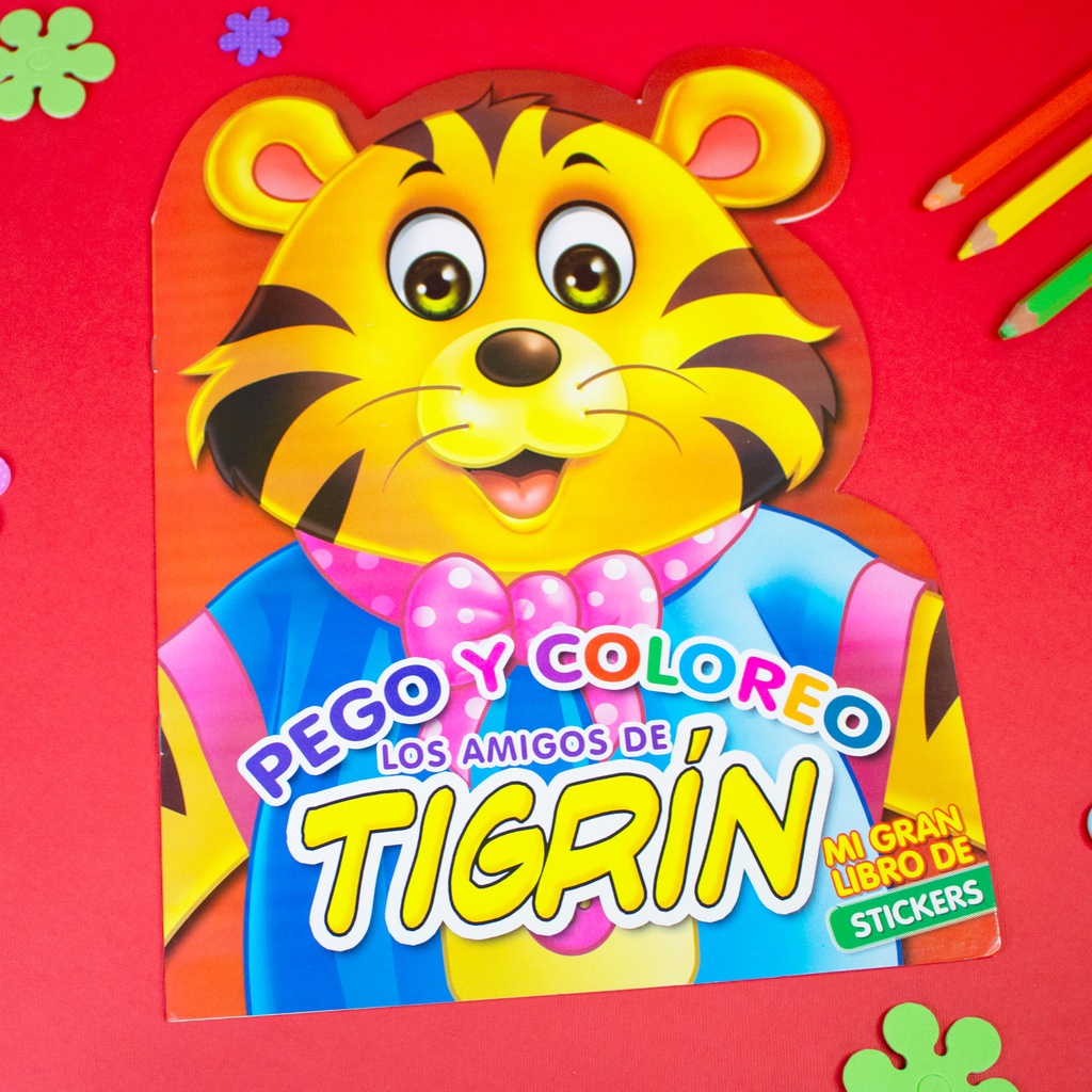 LOS AMIGOS DE TIGRÍN PEGO Y COLOREO