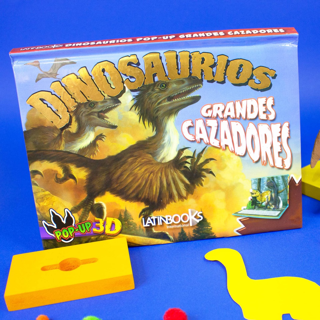 DINOSAURIOS GRANDES CAZADORES (POP UP 3D)