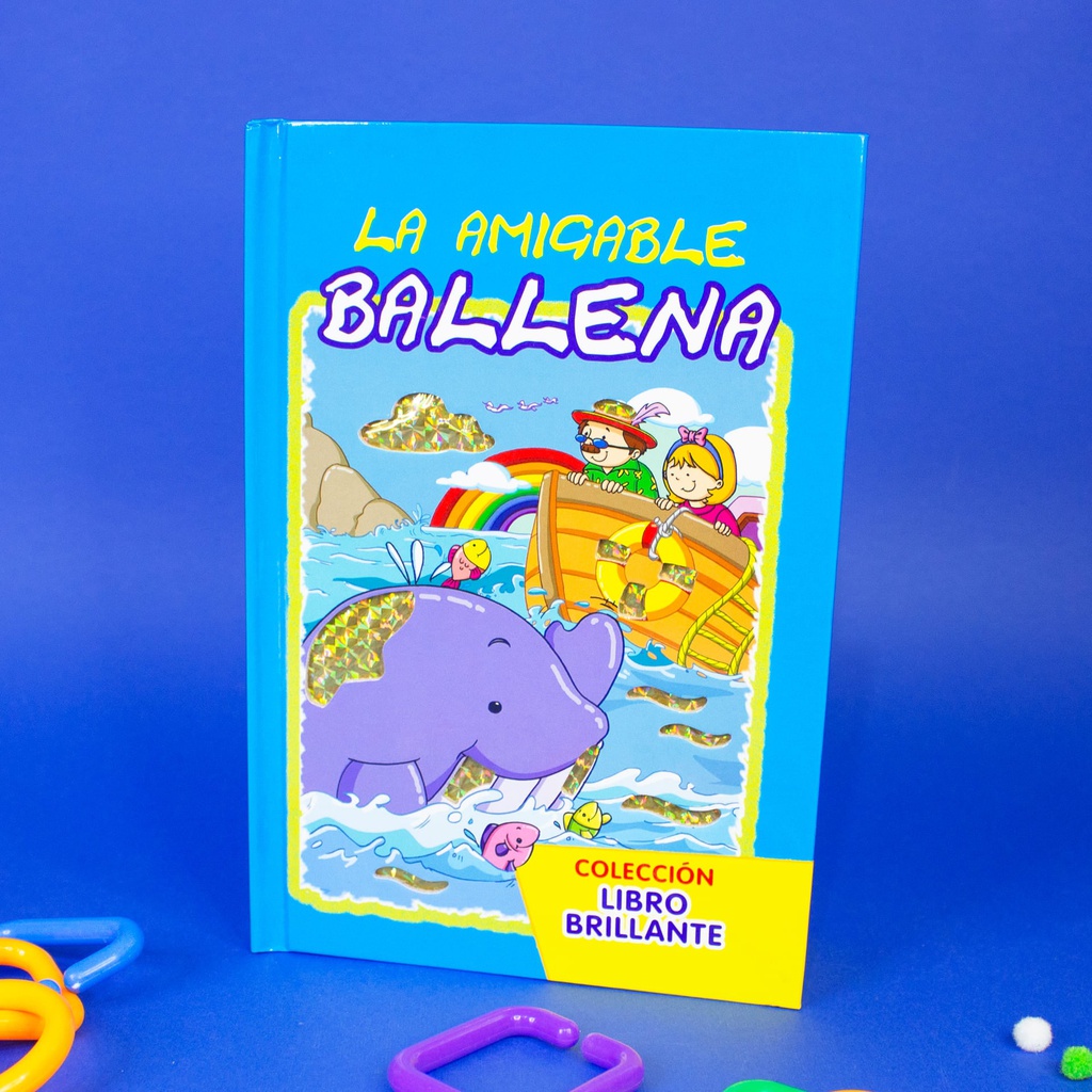 LA AMIGABLE BALLENA LIBRO BRILLANTE