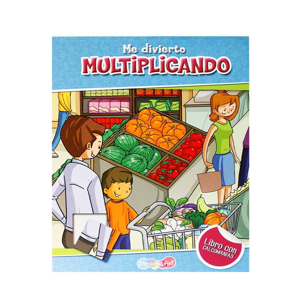 ME DIVIERTO MULTIPLICANDO LIBRO CON CALCAMONIAS