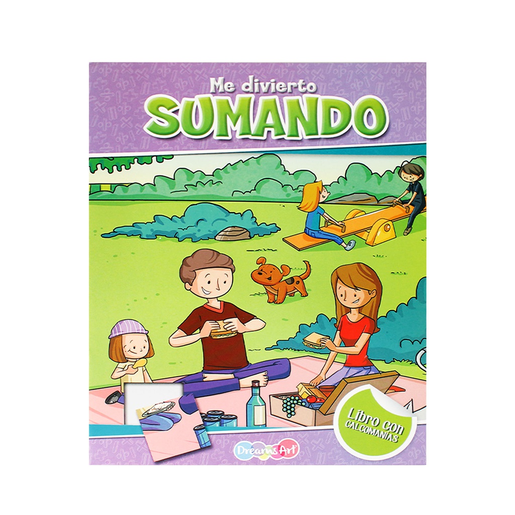 ME DIVIERTO SUMANDO LIBRO CON CALCAMONIAS