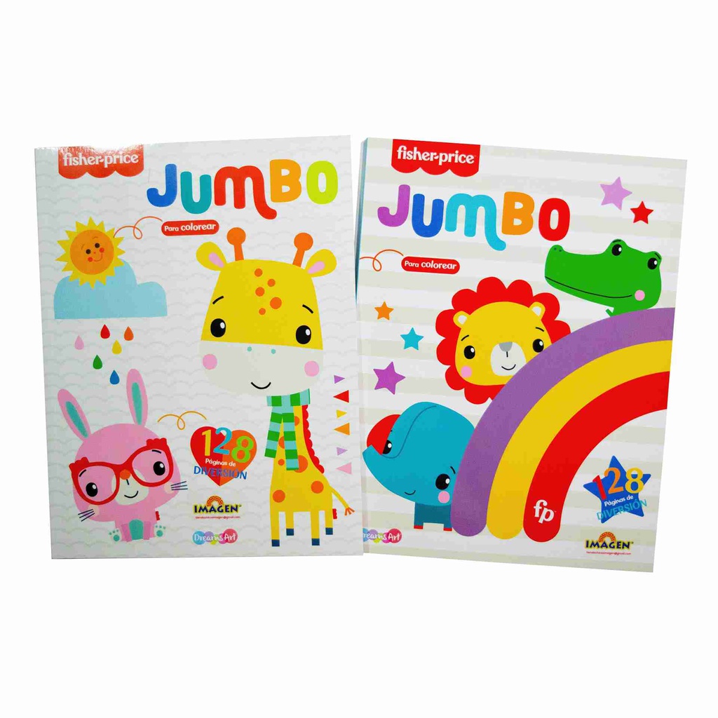 JUMBO PARA COLOREAR 128 PAGS.