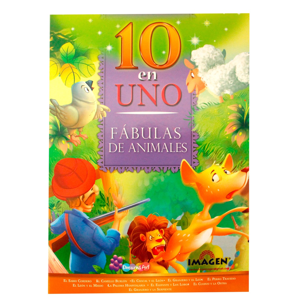 FABULAS DE ANIMALES MINI 10 EN 1