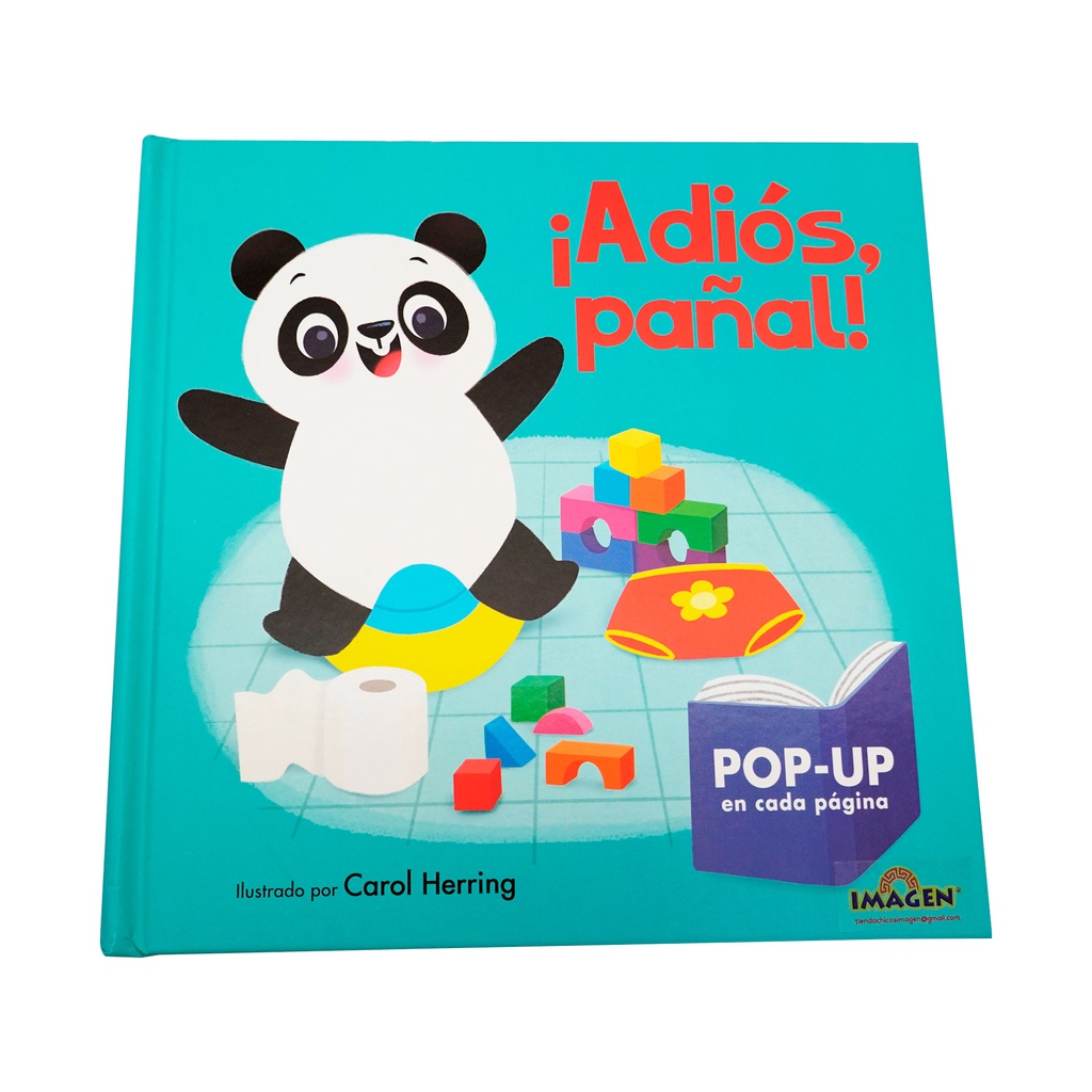 ¡ADIOS PAÑAL! POP UP CORAZON DE CARTON