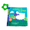 LIBROS DE TELA ANIMALES CON MORDEDERA 4 MOTIVOS