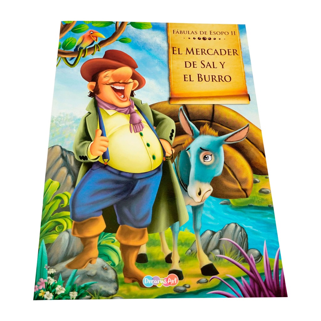EL MERCADER DE SAL Y EL BURRO FAB ESOPO II